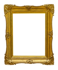 Gold frame for paintings, mirrors or photos