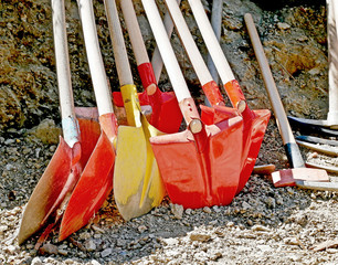 Work tools in the agricultural land