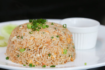Closeup fried rice 