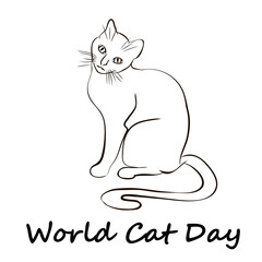 Happy Cat Day. World Cat Day.