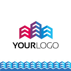 Logotype building roof complex house corporate identity design