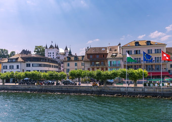 Obraz premium City scape of Nyon