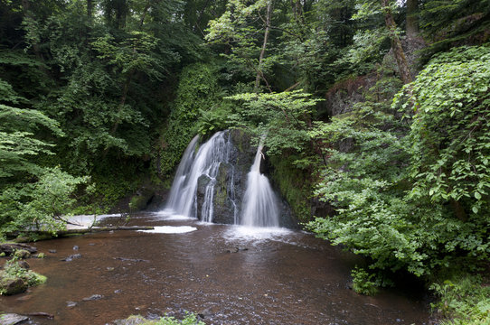 Fairy Glen Falls in Scotland