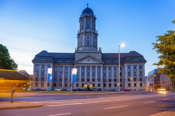 Fototapeta na wymiar Old City Hall in Berlin at dawn, Germany