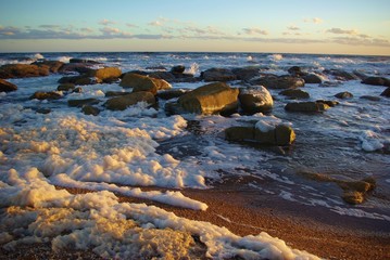 Ocean views of Punta del Este, Uruguay