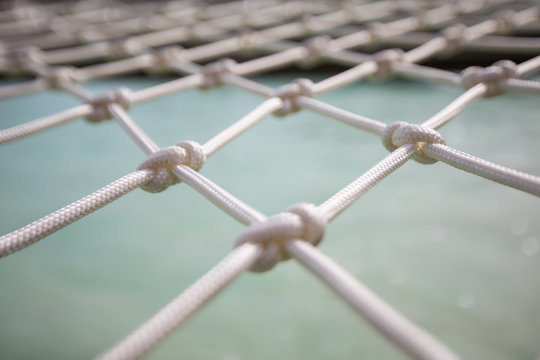 Mesh over the sea Maldives