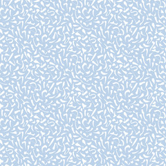 Seamless light blue pattern with white smears