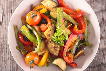 fried vegetables