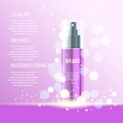 Vector illustration, best care cosmetic natural product