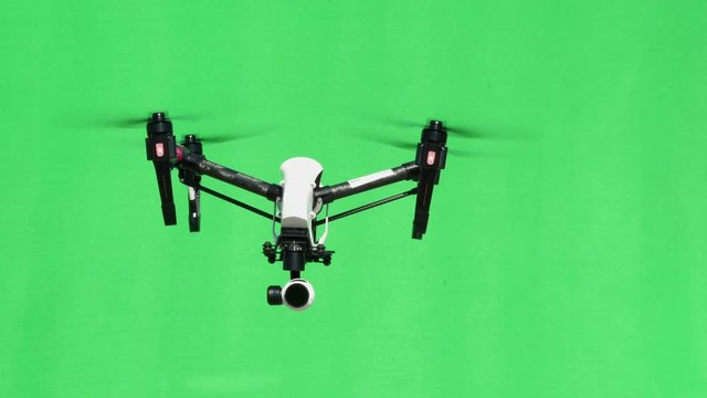 4k video drone on greenscreen
