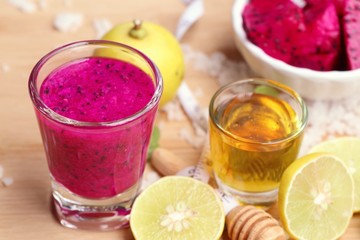 dragon fruit juice smoothies