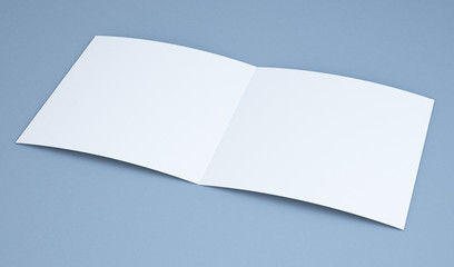 square brochure mock up