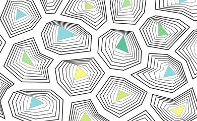 Background geometric abstract, white with fine lines graphics for presentations, covers, banners.