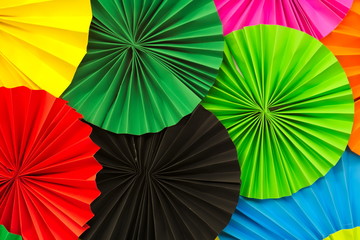 Colorful paper folding