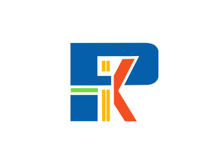 PK Initial Logo for your startup venture