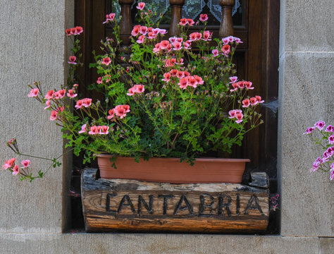 Pot of wood in Barcena Mayor 