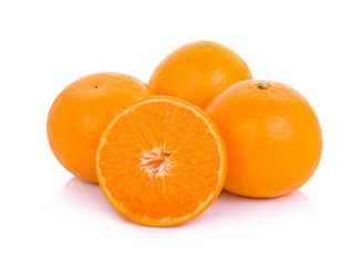 Tangerine isolated on white background