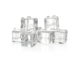 ice cube Isolated on white background
