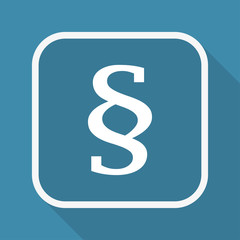 Obraz premium App Button mit Schatten - Paragraph