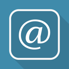 Obraz premium App Button mit Schatten - At Zeichen