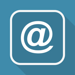 App Button mit Schatten - At Zeichen - Email