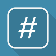 Obraz premium App Button mit Schatten - Raute - Stichwort