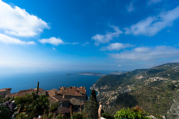 from the top of Le Jardin Exotique