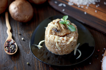 Italian mushroom risotto