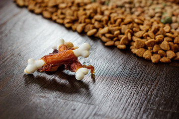 Calcium bones for dog feeding