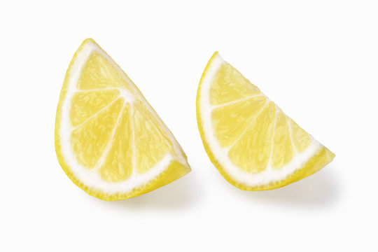 two lemon segments