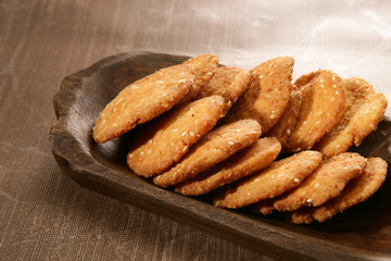 Wheat Flour Sweet Mathri or Atta ki Meethi Mathri