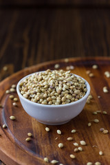 Coriander seeds spice