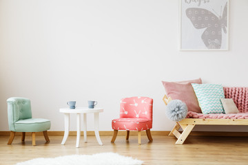 Table and chairs for children