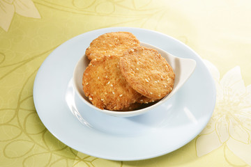 Wheat Flour Sweet Mathri or Atta ki Meethi Mathri
