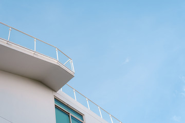 Top of the block and sky