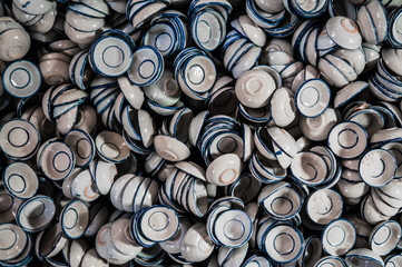 Many Small Ceramic Dessert Cups.