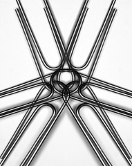 Paperclips Paper Clips Office Supplies Linked Link Together