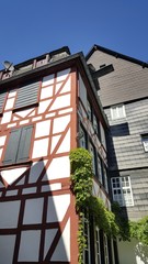 Timber frame houses in Monschau, Germany