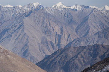 Leh mountain on the way to Nubra valley