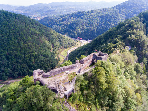 Fortress Poienari, Arefu, Arges county Romania