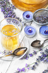Obraz na płótnie Canvas Herbal Tea with lavender