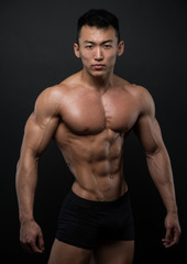 Fototapeta na wymiar Asian athlete