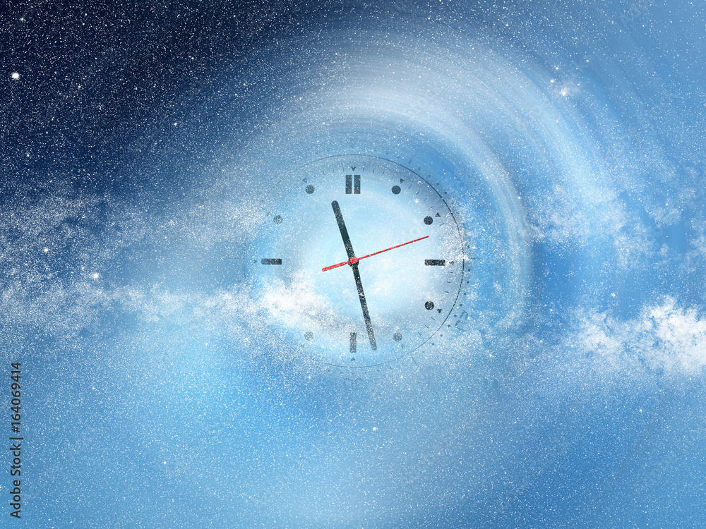 Wall mural abstract time in space