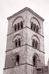 Fototapeta na wymiar Santa Maria Church Tower, Trujillo; Extremadura; Spain