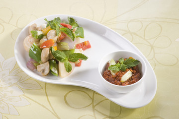 steamed vegetables