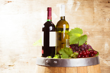 Bottles of wine 