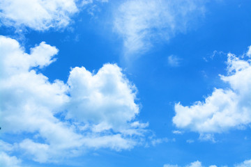 Beautiful blue sky and cloud as background