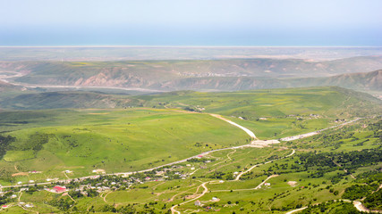 Mountain landscape from a height