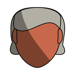 Retro old woman cartoon