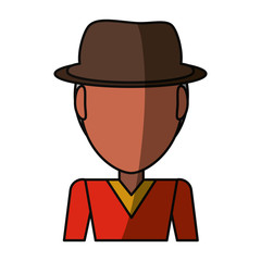 Retro Old man cartoon